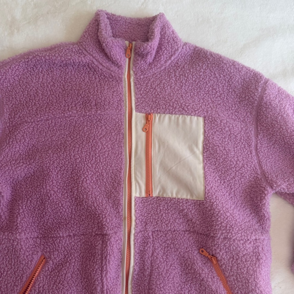 Universal Thread Sherpa Jacket Pink Oversized Siz… - image 3